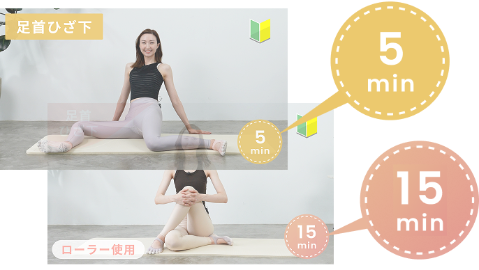 5分ver,15分verの動画キャプチャ